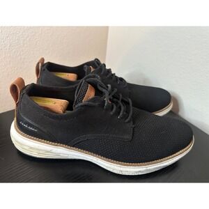 Cole Haan Mens Black Knit Casual Oxford Shoes Comfort Lace Up Size 11.5‎